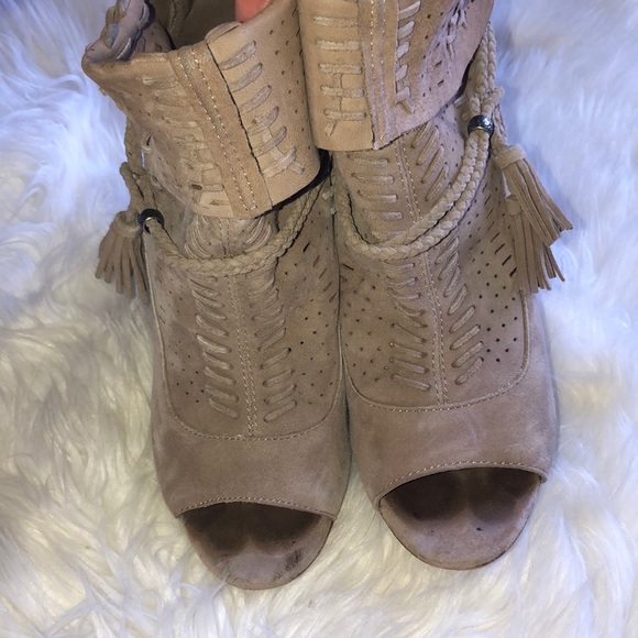 Dolce Vita Peek Toe Booties Size 8 - Picture 5 of 8